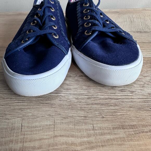 Jack Rogers Carter Suede Midnight Sneakers 8 - Picture 3 of 11